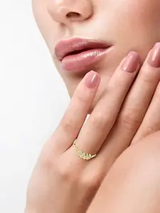 Vighnaharta Gold-Plated Heart Shaped Pendants with Chains