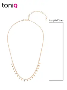 ToniQ Gold-Plated Pendant Necklace