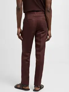 MANGO MAN Slim Fit Pleated Trousers