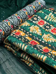 ASISA Printed Pure Cotton Unstitched Dress Material