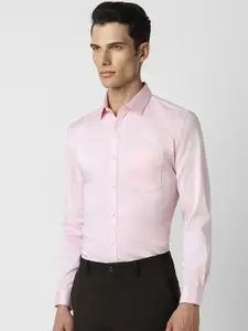 V Dot Men Slim Fit Opaque Party Shirt