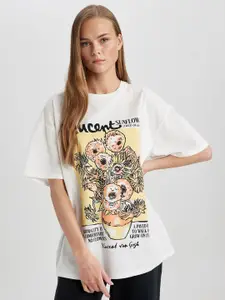 DeFacto Women Printed T-shirt
