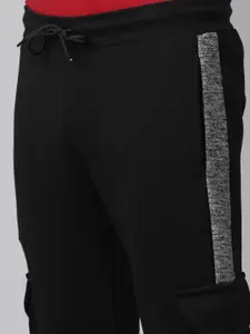 MADSTO Men Pack Of 2 Cotton Mid-Rise Joggers