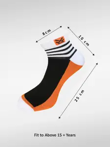 WROGN Men Pack Of 6 Patterned Ankle Length Socks