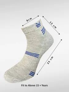 WROGN Men Pack of 6 Patterned Ankle-Length Socks