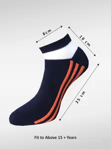 WROGN Men Pack Of 6 Patterned Ankle Length Socks