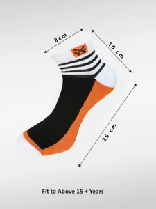 WROGN Men Pack of 9 Patterned Ankle-Length Socks