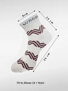 WROGN Men Pack Of 9 Patterned Ankle Length Socks