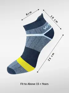WROGN Men Pack Of 6 Patterned Ankle Length Socks