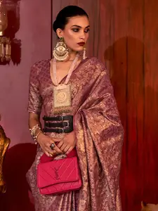 DEVATITHI Woven Design Zari Kanjeevaram Saree