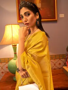 DEVATITHI Woven Design Zari Kanjeevaram Saree