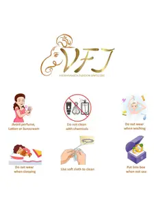 Vighnaharta Gold-Plated Heart Shaped Cubic Zirconia Pendant