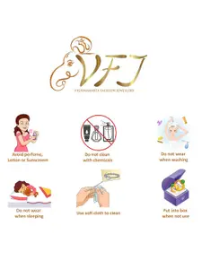 Vighnaharta Gold-Plated Heart Shaped Cubic Zirconia Pendant