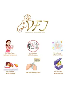 Vighnaharta Gold Plated Cubic Zirconia Pendant With Greeting Card