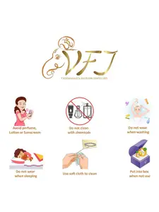 Vighnaharta Gold Plated Cubic Zirconia Pendant With Greeting Card