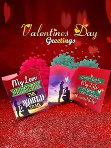 Vighnaharta Gold Plated Cubic Zirconia Pendant With Greeting Card