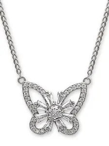 SILBERRY 92.5 Sterling Silver Rhodium-Plated Pendant