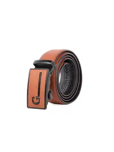 The Roadster Lifestyle Co.  Men Textured Automatic Buckle Belt