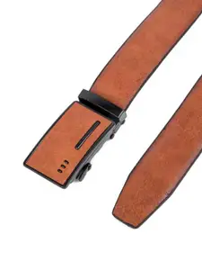 The Roadster Lifestyle Co.  Men Textured Automatic Buckle Belt