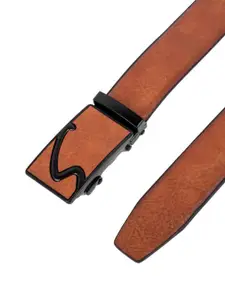 The Roadster Lifestyle Co. Men Textured Formal Belt