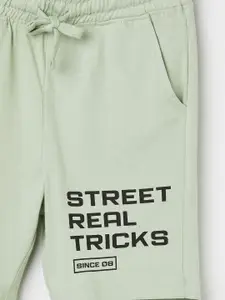 Fame Forever by Lifestyle Boys Typography Printed Cotton Shorts