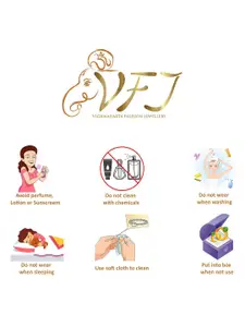 Vighnaharta Rhodium-Plated Floral Pendants With Chains