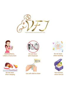 Vighnaharta Rhodium-Plated Floral Pendants with Chains