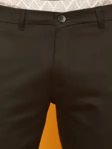 V-Mart Men Slim Fit Mid-Rise Cotton Trousers