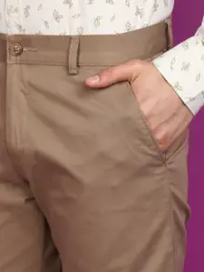 V-Mart Men Slim Fit Twill Cotton Trousers