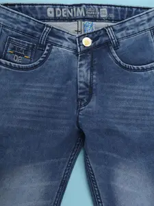 V-Mart Boys Mid-Rise Low Distress Heavy Fade Jeans