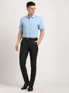 Turtle Standard Opaque Micro Ditsy Printed Pure Cotton Formal Shirt