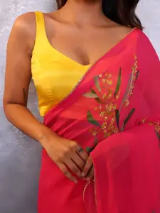 Anouk Floral Printed Saree