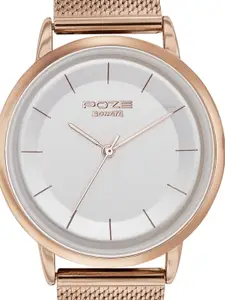 Sonata Poze Women Dial & Bracelet Style Straps Analogue Watch SP80062WM01W