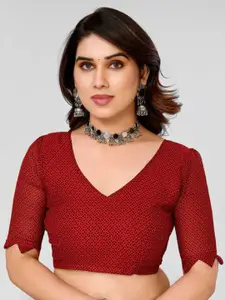 ANAND SAREES Selection Of 2 Abstract Printed Sarees