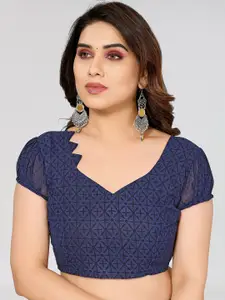 ANAND SAREES Selection Of 2 Floral Printed Sarees