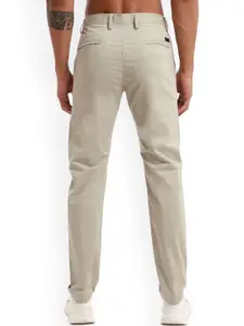 Banana Club Men Mid-Rise Cotton Slim Fit Chinos Trousers