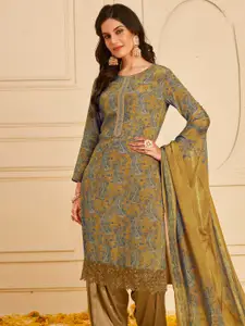 Stylee LIFESTYLE Paisley Printed Unstitched Dress Material