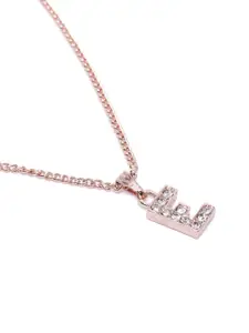 Estele Rose Gold-Plated Contemporary Pendants