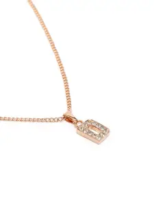 Estele Rose Gold-Plated Contemporary Pendants