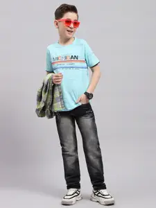 Monte Carlo Boys Striped Applique T-shirt