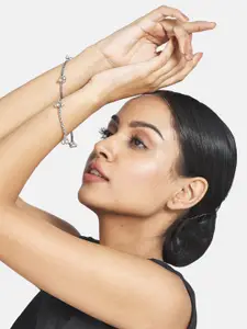 ATIBELLE Set Of 24 Silver Plated German Silver Bangle