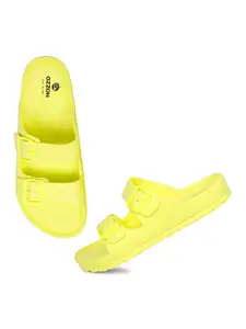 OZZOH Men Open Toe Sliders