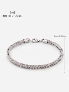 The Bro Code Men Set Of 3 Silver-Plated Bracelets