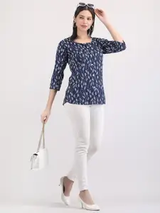 MANKSH Floral Printed Top
