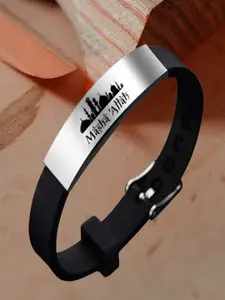 UNIVERSITY TRENDZ Men Leather Wraparound Bracelet