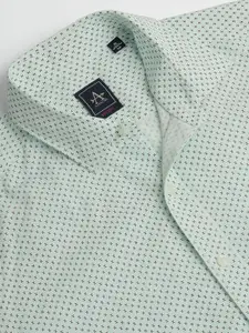 Arrow Sport Micro Ditsy Printed Slim Fit Twill Pure Cotton Casual Shirt