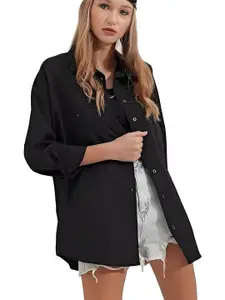 Fab Star Classic Oversized Pure Cotton Casual Shirt