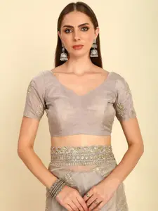 Soch Floral Sequinned Organza Saree