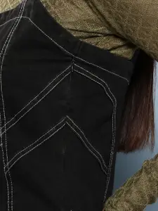 Chemistry Shoulder Straps Denim Pinafore Dress