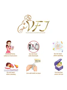 Vighnaharta Rhodium-Plated Cubic Zirconia-Studded Circular Pendants With Chains